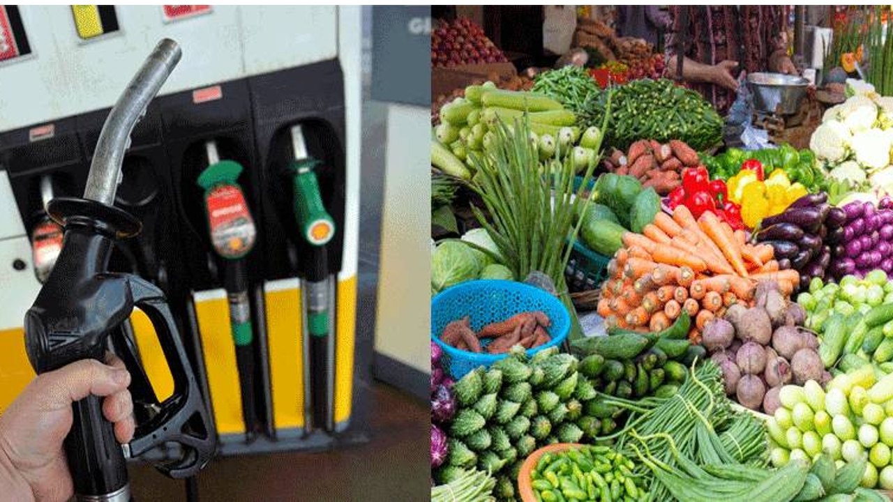 vegetables and petrol
